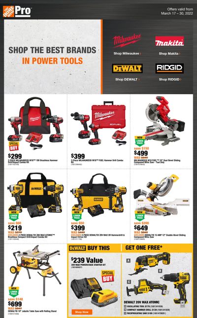 Home Depot Pro Flyer March 17 to 30