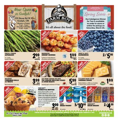 Farm Boy (Guelph) Flyer March 17 to 23