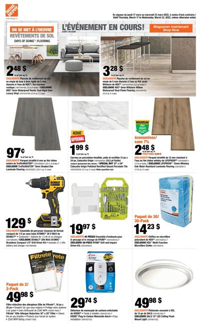 Home Depot (QC) Flyer March 17 to 23
