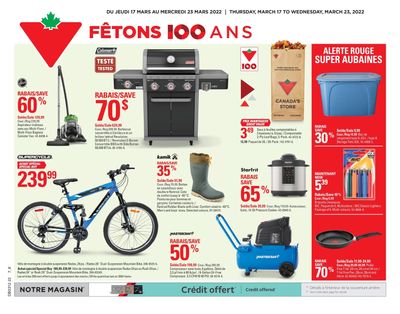 Canadian Tire (QC) Flyer March 17 to 23