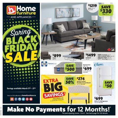 Home Furniture (ON) Flyer March 17 to 23