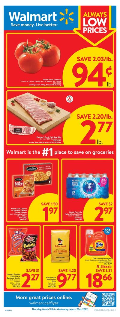 Walmart (Atlantic) Flyer March 17 to 23