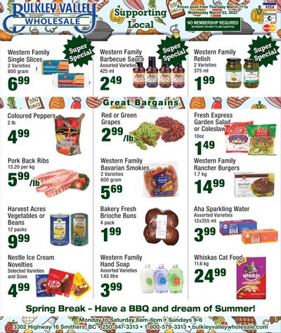 Bulkley Valley Wholesale Flyer March 17 to 23