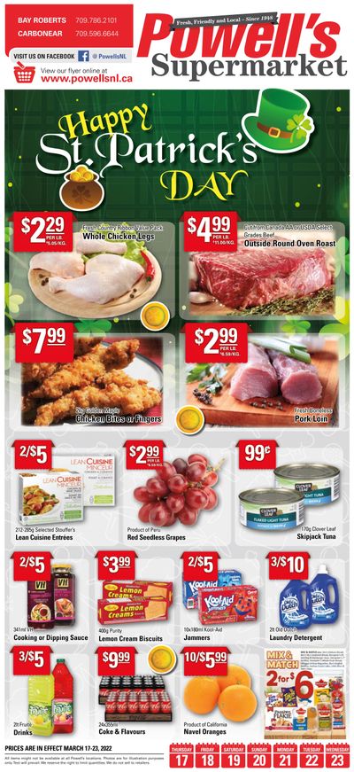 Powell's Supermarket Flyer March 17 to 23