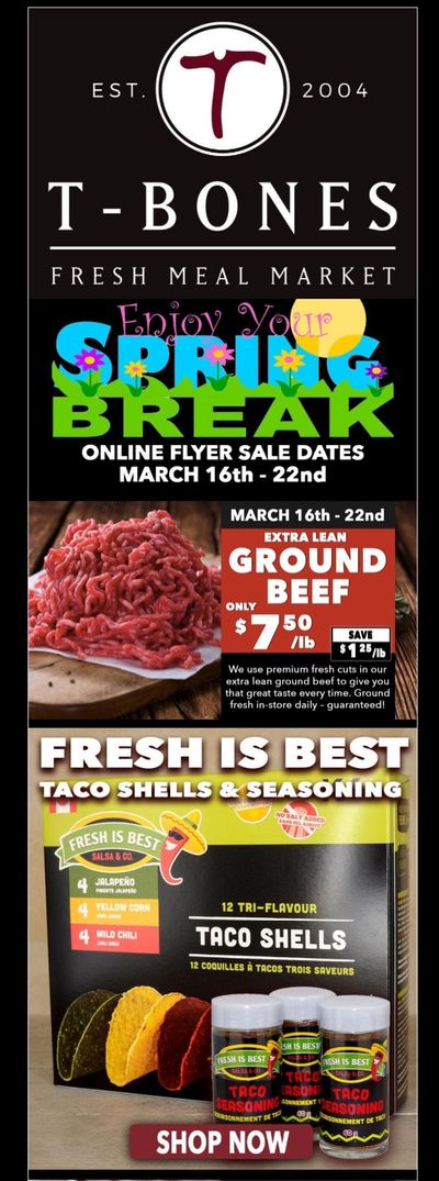 T-Bone's Flyer March 16 to 22