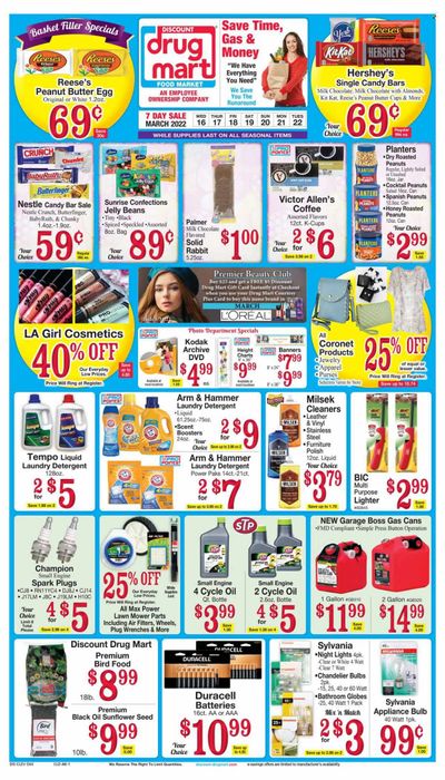 Discount Drug Mart (OH) Weekly Ad Flyer March 16 to March 23