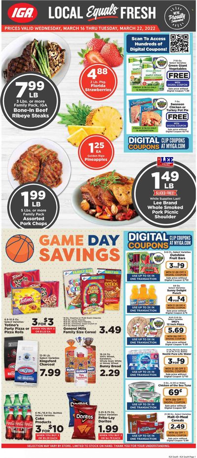 IGA Weekly Ad Flyer March 16 to March 23