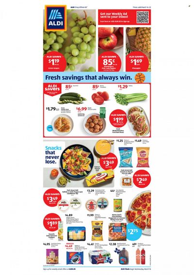 ALDI Weekly Ad Flyer March 16 to March 23