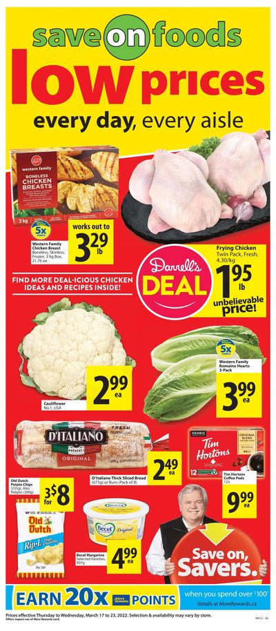 Save on Foods (AB) Flyer March 17 to 23