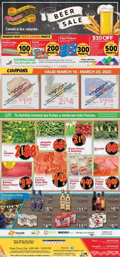 Fiesta Foods SuperMarkets (WA) Weekly Ad Flyer March 16 to March 23