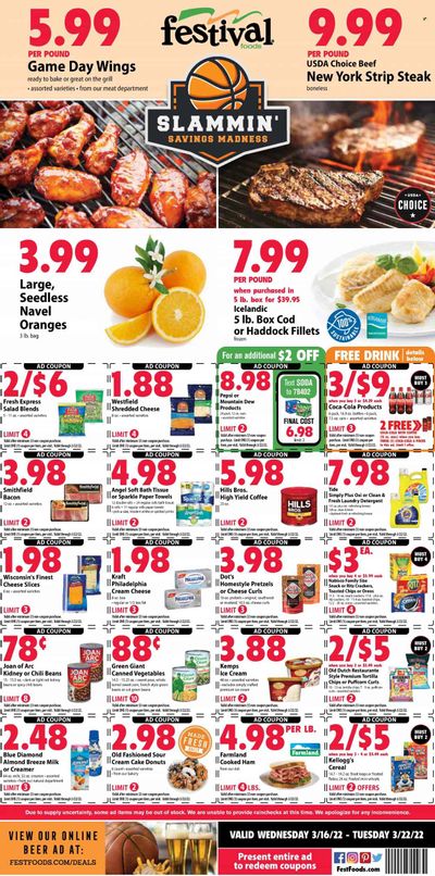 Festival Foods (WI) Weekly Ad Flyer March 16 to March 23