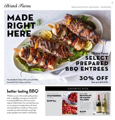 Bristol Farms (CA) Weekly Ad Flyer March 16 to March 23