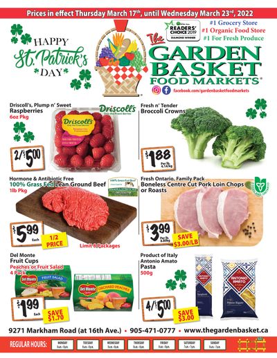 The Garden Basket Flyer March 17 to 23