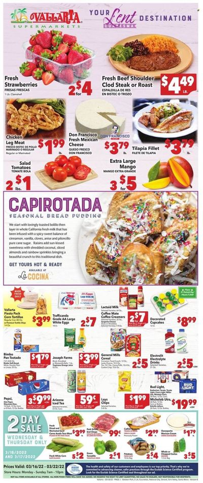 Vallarta (CA) Weekly Ad Flyer March 16 to March 23