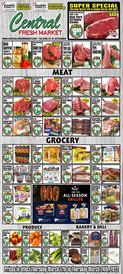Central Fresh Market Flyer March 17 to 24