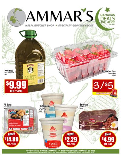 Ammar's Halal Meats Flyer March 17 to 23