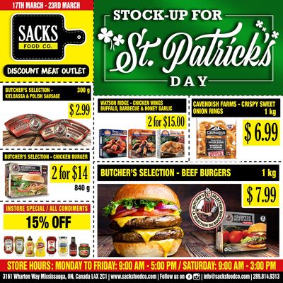 Sacks Food Co. Flyer March 17 to 23