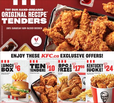 KFC Canada Coupon (British Columbia) Valid until May 1
