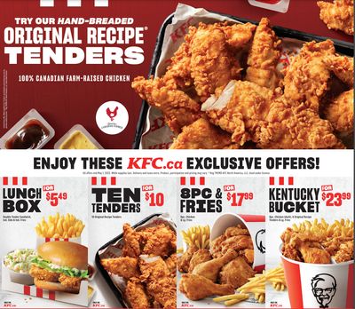 KFC Canada Coupon (New Brunswick) Valid until May 1