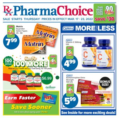 PharmaChoice Health Centre Flyer March 17 to 23
