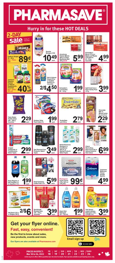 Pharmasave (Atlantic) Flyer March 18 to 24
