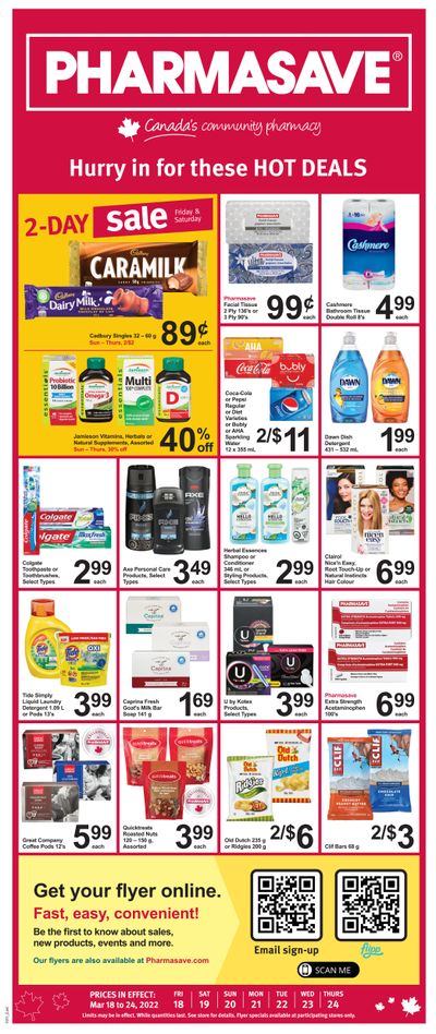 Pharmasave (ON) Flyer March 18 to 24