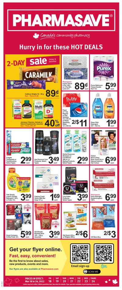 Pharmasave (West) Flyer March 18 to 24