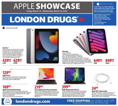 London Drugs Apple Showcase Flyer March 18 to 23