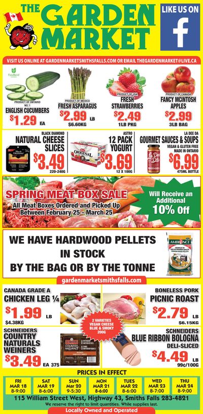 The Garden Market Flyer March 18 to 24