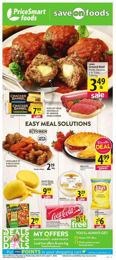 PriceSmart Foods Flyer March 26 to April 1