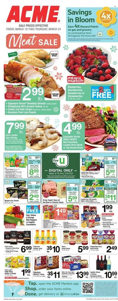 ACME (DE, NJ, NY, PA) Weekly Ad Flyer March 17 to March 24
