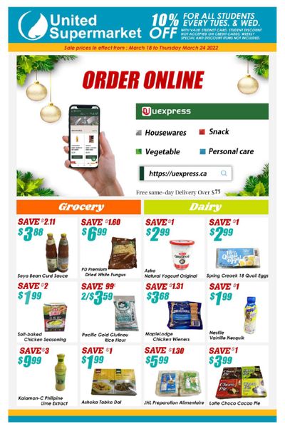 United Supermarket Flyer March 18 to 24