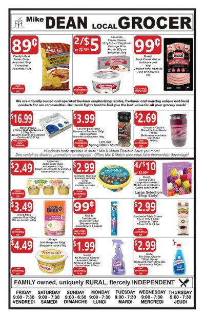Mike Dean Local Grocer Flyer March 18 to 24