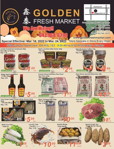 Golden Fresh Market Flyer March 18 to 24