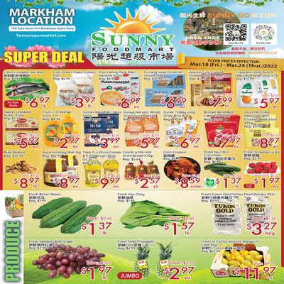 Sunny Foodmart (Markham) Flyer March 18 to 24