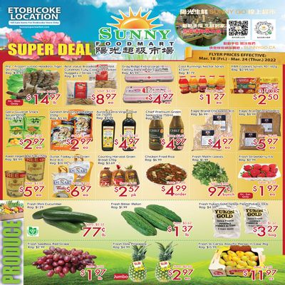 Sunny Foodmart (Etobicoke) Flyer March 18 to 24
