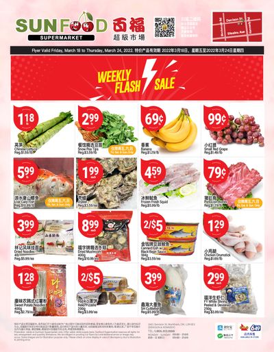 Sunfood Supermarket Flyer March 18 to 24