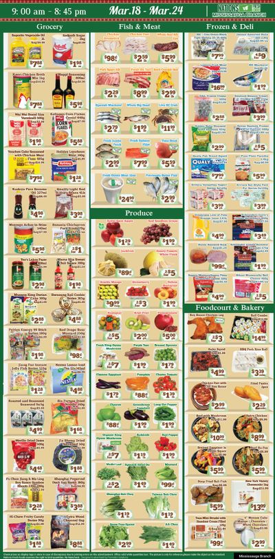 Nations Fresh Foods (Mississauga) Flyer March 18 to 24
