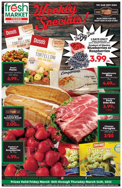Fresh Market Foods Flyer March 18 to 24