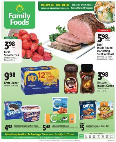 Family Foods Flyer March 18 to 24