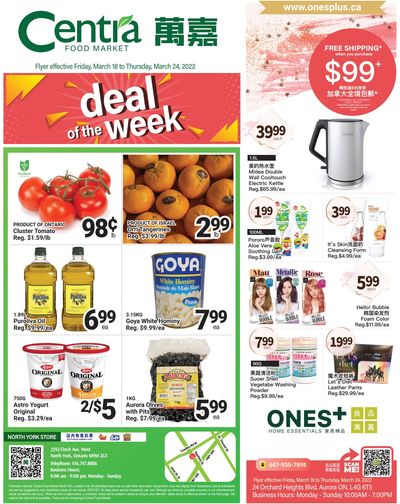 Centra Foods (North York) Flyer March 18 to 24