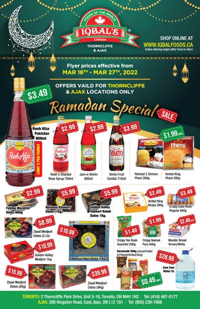 Iqbal Foods Flyer March 18 to 27