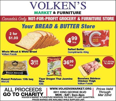 Volken's Market & Furniture Flyer March 16 to 22