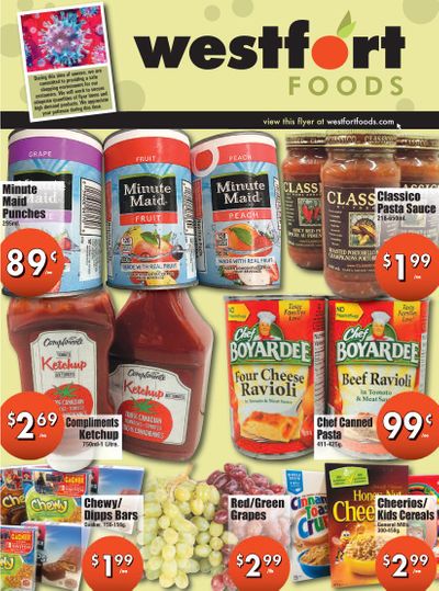 Westfort Foods Flyer March 27 to April 2