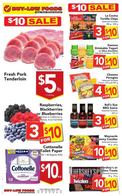 Buy-Low Foods Flyer March 20 to 26