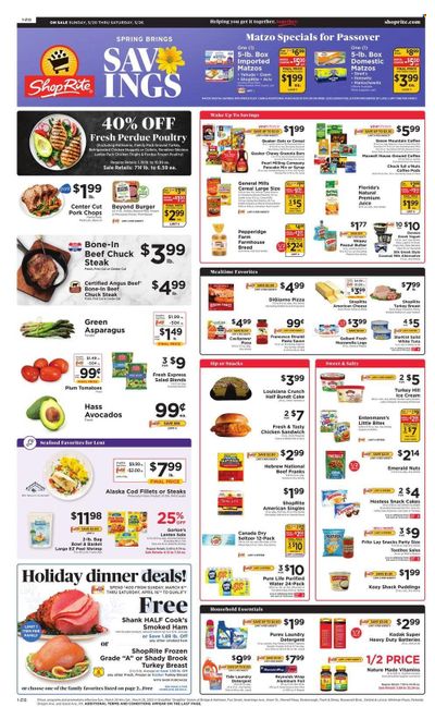 ShopRite (CT, DE, MD, NJ, NY, PA) Weekly Ad Flyer March 18 to March 25