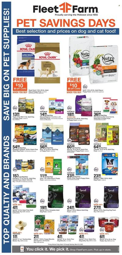 Fleet Farm (IA, MN, ND, WI) Weekly Ad Flyer March 18 to March 25