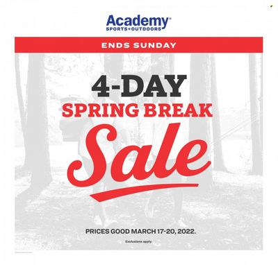 Academy Sports (AL, AR, GA, LA, MO, NC, SC, TN, TX) Weekly Ad Flyer March 21 to March 28