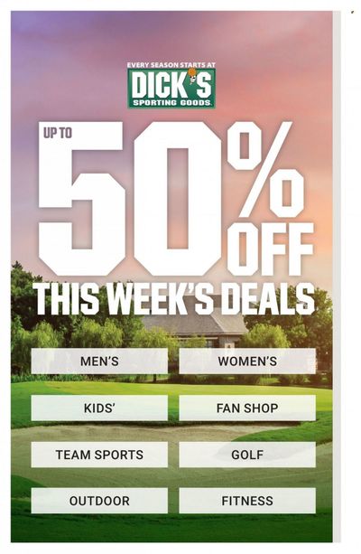 DICK'S Weekly Ad Flyer March 21 to March 28