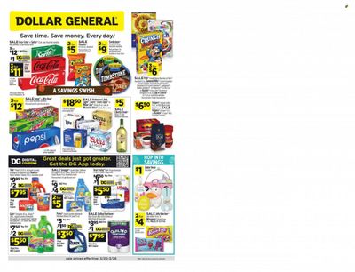 Dollar General (CA) Weekly Ad Flyer March 21 to March 28